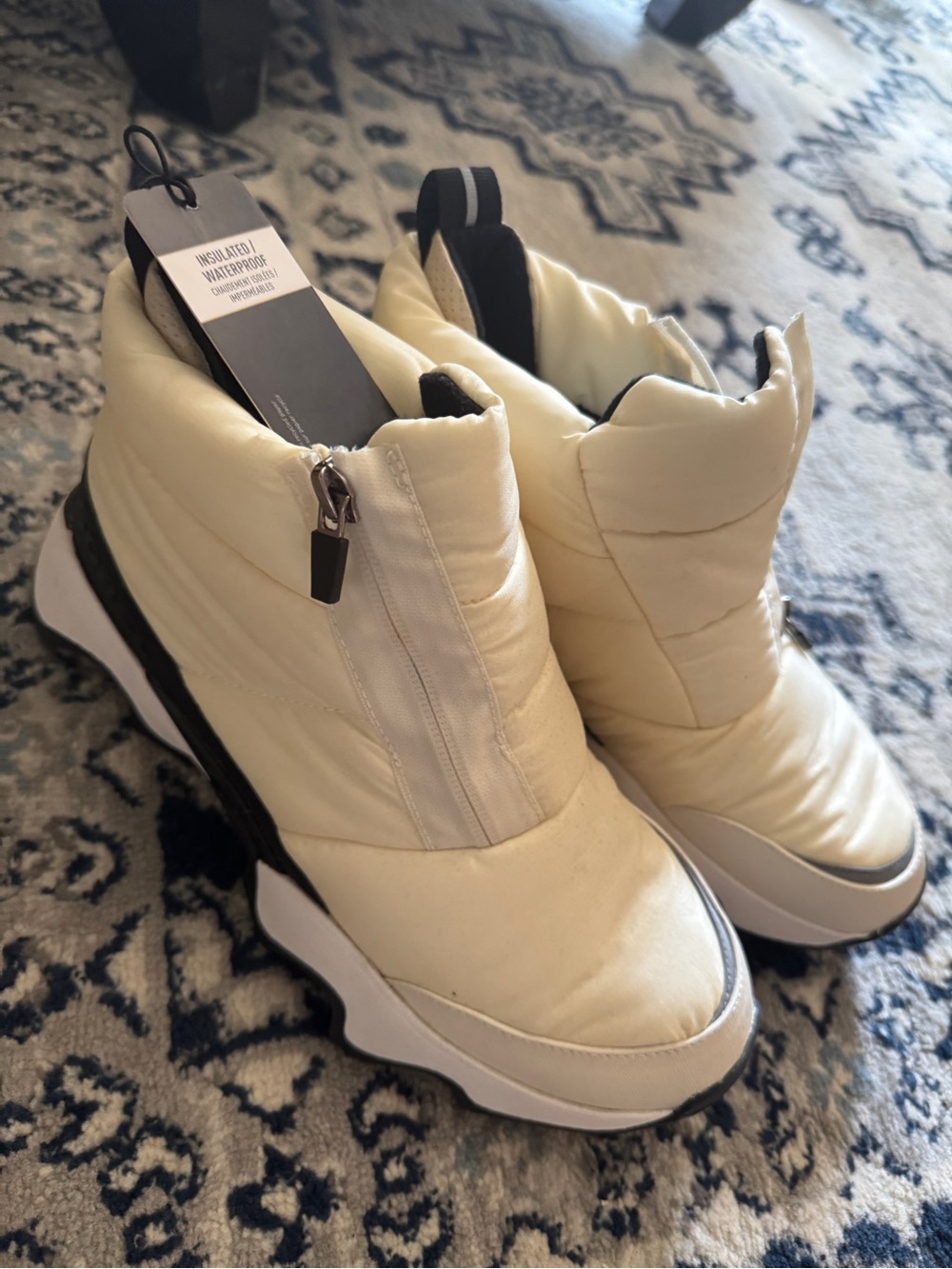 Sorel Cream Insulated Waterproof Women's Slip-On Boot Sneakers